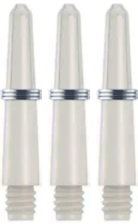 DLDarts - Nylon Shafts - Extra Short + Ring - 1 set - Snow