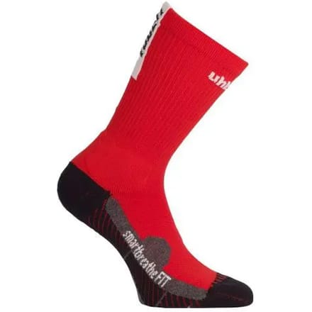 Uhlsport Tube It Trainingssokken - Rood / Wit | Maat: 45-47