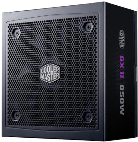 Cooler Master GXII 850W Voeding - 850 Watt - 120 mm - ATX - 80 Plus 80 PLUS Gold
