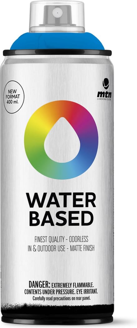 MTN Water Based Spuitbus - verf op waterbasis - RV-68 Blue Hope - 400ml