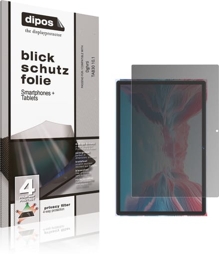 dipos – Matte Privacy Screenprotector geschikt voor Dghrti TAB30 10.1 | Anti-Spy Beschermfolie