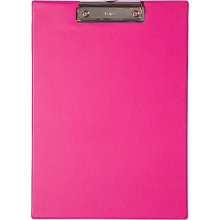 MAUL Klembord A4 staand formaat karton folie pink