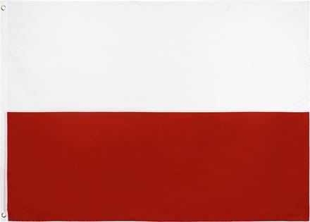 *** Grote Poolse Vlag 90x150cm - Vlag Polen - Polski - van Heble® ***