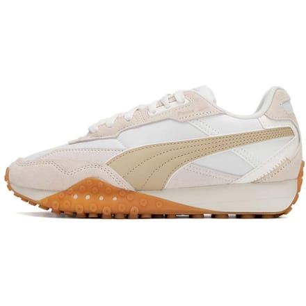 Puma Blktop Rider Mode Polyvalent Respirant Léger Chaussures Décontractées Basses Unisexe sneaker Blanc Marron 401440-04 44 beige