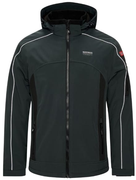Nordberg - Jas Ole groen softshell jas heren gevoerd - Maat L