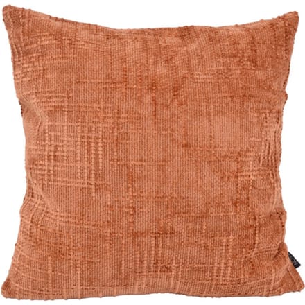 NOVÉE Sierkussen chenille stripe terra | 45 x 45 cm | polyester