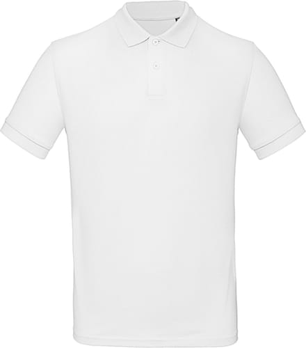 Wit Polo shirt B&C maat XL