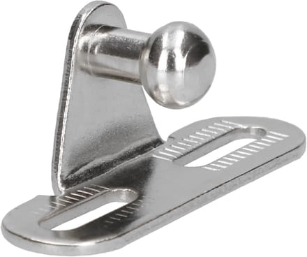 Beugel voor gasdrukveer 50 x 15 x 21 mm