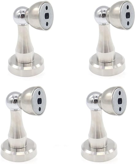 Magnetische Deurstopper - Deurhouder - Deur Open Houden - Soft-Catch Ontwerp - 4 Stuks - Zwart