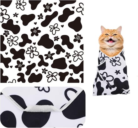 Katten verzorgingsdek 55x55 cm - Wikkeldeken voor nagelknippen kalmerend