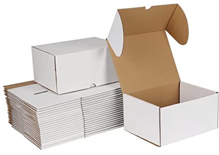 Witte verzenddozen set van 25 - Perfect voor kleine bedrijven en geschenken