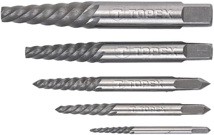 Topex - Schroef Uitdraaigereedschapset - 5-delig - Praktische Doos