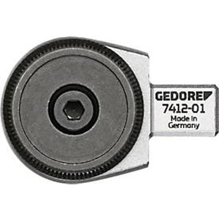 Insteekratel met omschakeling 7412-01 3/8 inch 9x12 mm CV-staal GEDORE
