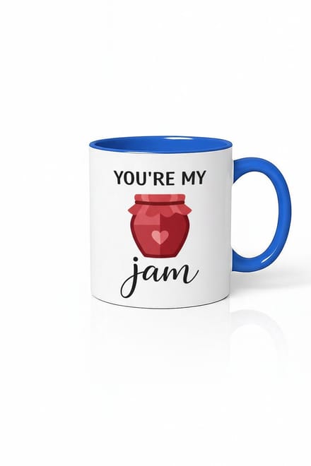 You're My Jam Mok - Liefdevol Cadeau met Grappige Jampot Print
