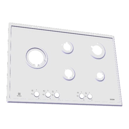 AEG bovenblad, inox, 744x510mm 140015092640