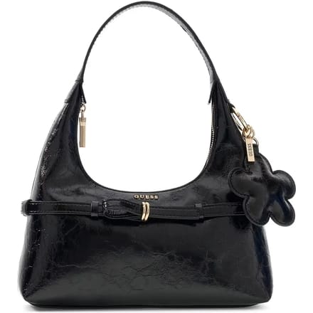GUESS handtas schoudertas Taylor Mini Hobo Black zwart