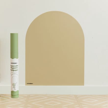 Kinderlybaby - Verwijderbaar Magnetisch behang - BEIGE