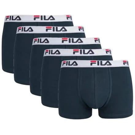 FILA - Heren Basic Boxershorts - 5 Pack - Maat M - Navy