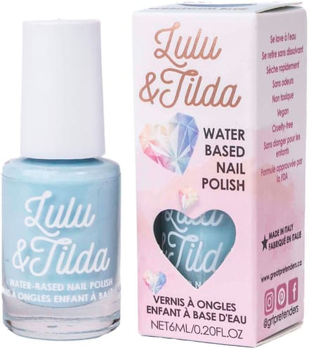 Lulu & Tilda - Afwasbare Nagellak - Bubblegum Blue