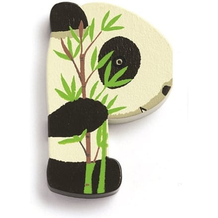 DJECO houten letter animal P