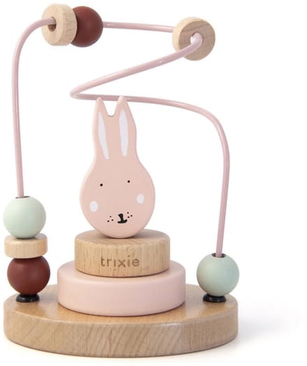 Trixie Houten Kralenframe - Mrs. Rabbit- Houten Bead Maze - Educatief speelgoed - Voor Jongens & Meisjes - Konijn