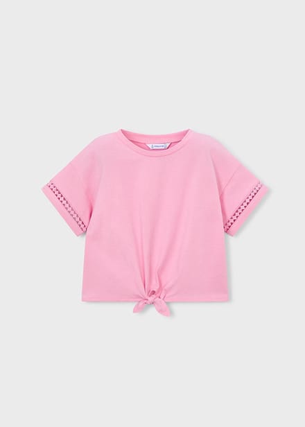 MAYORAL - Meisjes t-shirt - Maat 92 - Meisjes - Roze -