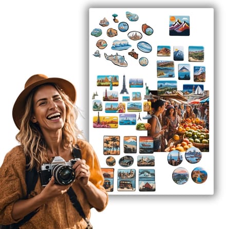 Anwicar Rechthoekige Magneet Bord - Magnetisch memobord - Magnetisch prikbord - Wit