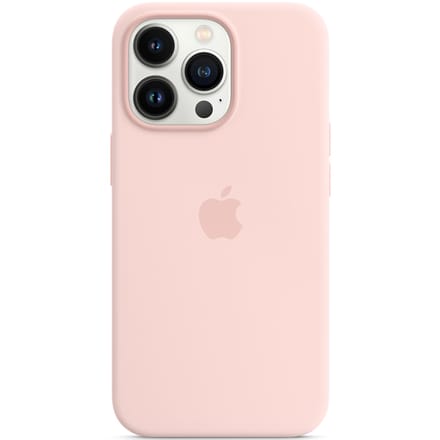 Silicone Backcover MagSafe voor de Apple iPhone 13 Pro Max - Chalk Pink