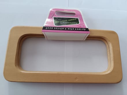 Opry Tasbeugel hout 16cm rechthoekig 1 paar