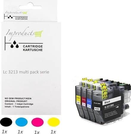 Improducts® Inkt cartridges - Alternatief Brother LC3213 / LC-3213 / 3213 Multi pack