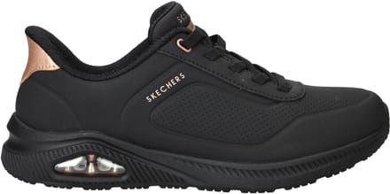 Skechers Arch Fit Uno Slip-Ins zwart Synthetisch - Maat 36