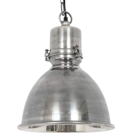 KS Verlichting Hanglamp Dipper Antiek Zilver