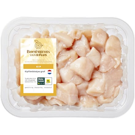 Kipfiletblokjes grof