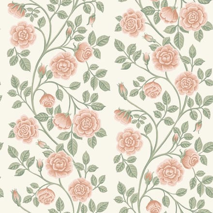 Boråstapeter Vliesbehang 6958 - Österlen - Botanisch Roze - 53cm x 10.05m