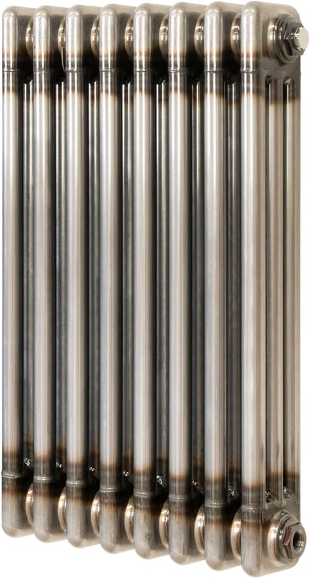 Traditionele radiator - 3-kolom - 600x425 mm - ruw metaal