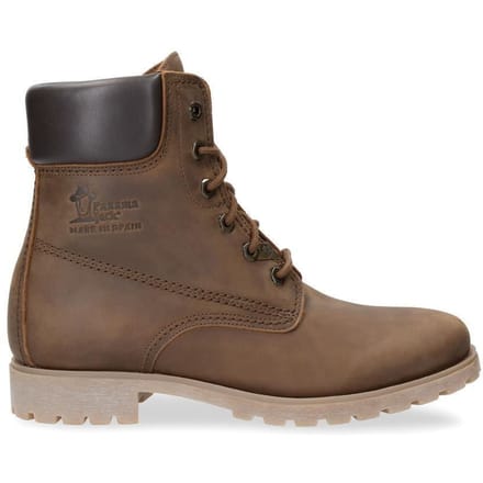 Panama Jack 03 dameslaarzen bruin waterdicht leer veterschoenen enkelchukka