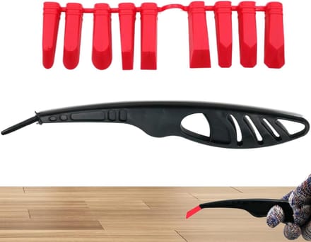 Voegenkrabber Set - Kitverwijderaar Schraper - Kitresten Verwijderen - 9-in-1 Multifunctioneel - 22.3 cm - Grijs