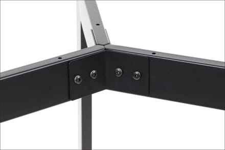 Stema - Tafelonderstel - Zwart - Stalen Frame - 72,5 cm Hoogte