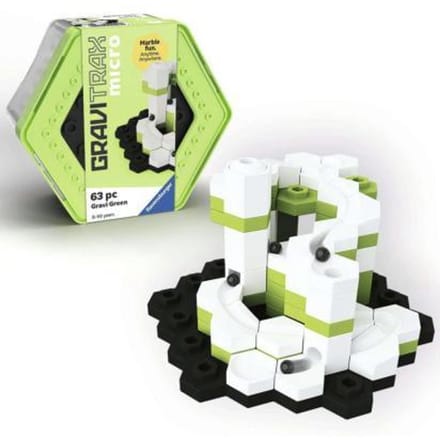 Ravensburger GraviTrax micro Gravi Green - Mini Knikkerbaan Bouwset - 63 Onderdelen