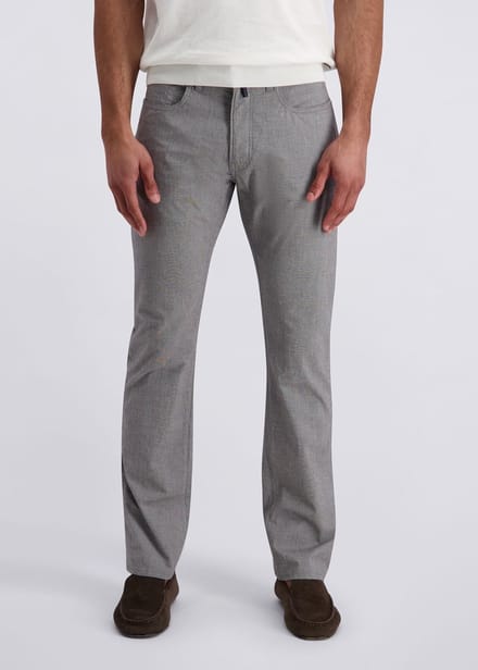 pierre cardin 5-pocket broek Lyon in Regular Fit