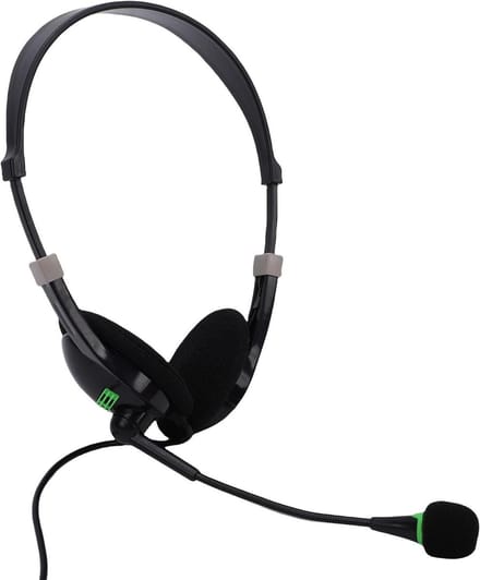 PC Headset - Microfoon headset - Online vergaderen - Ruisonderdrukkend - 70 gram - Zwart