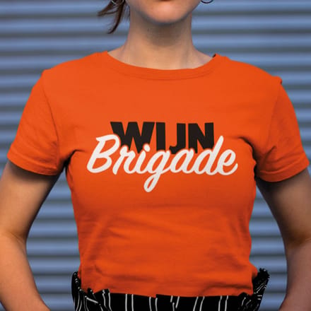 Oranje Koningsdag T-Shirt Wijn Brigade L