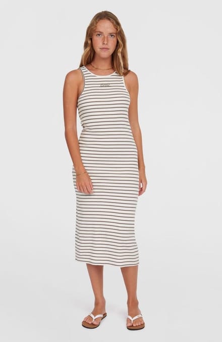 O'neill Jurken O'NEILL JESS MIDI RIB DRESS