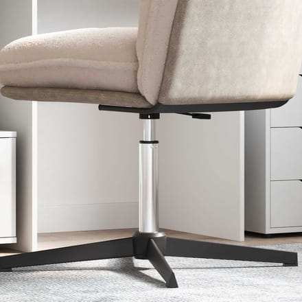vidaXL - Bureaustoel - Gas - Cilinder - Chroom - 355-540 - mm - IJzer