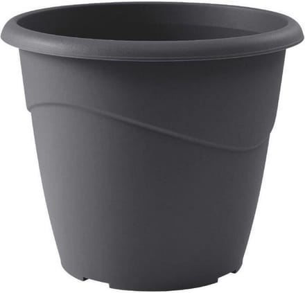 Bloempot EDA Marina Grijs Donker grijs Polypropyleen Rond Cirkelvormig Ø 40 x 33,7 cm