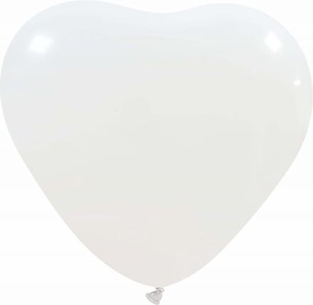 Reuze HART latex ballon WIT 90 cm (382 liters) ref-14.16 -size : 36"