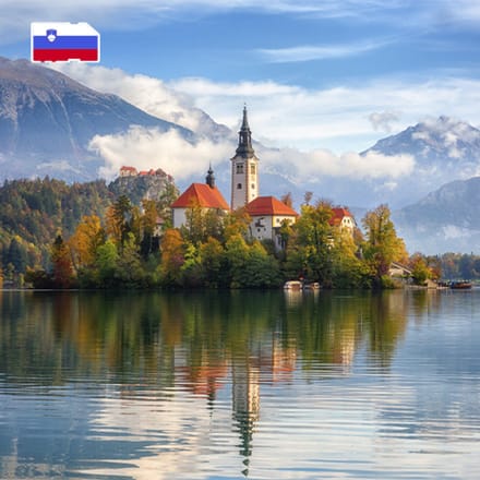 InternationalSIM Data Simkaart Slovenië - 3 GB - 15 dagen