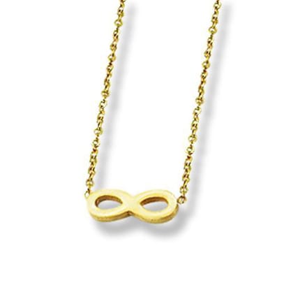 Amanto Ketting Emer G - 316L Staal - Infinity - 13x5mm - 43+5cm