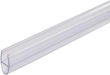Douchestrip met bolprofiel  (Voor 10mm glasdikte)