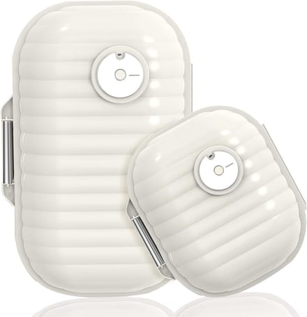 Tweedelige pillendoosset - 7-daagse pillendoos - Draagbare pillendoos van voedselveilig materiaal - Reisformaat - Compacte pillendoos - Wit